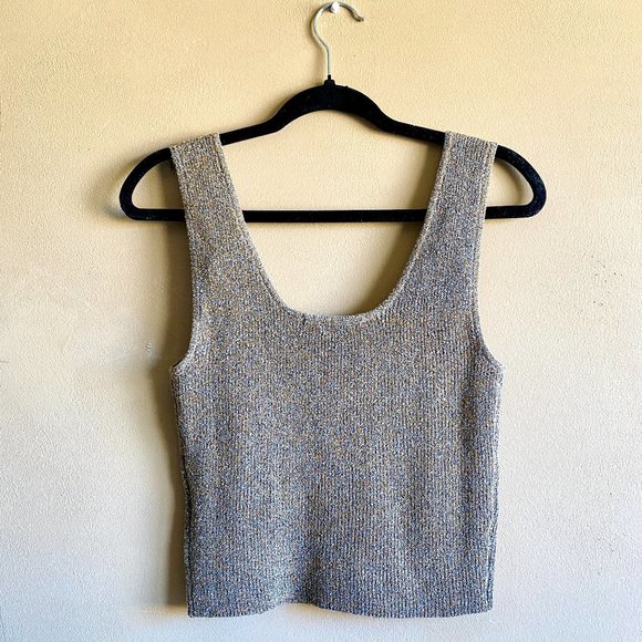Zara knit crop top with button detail - Picture 3 of 4